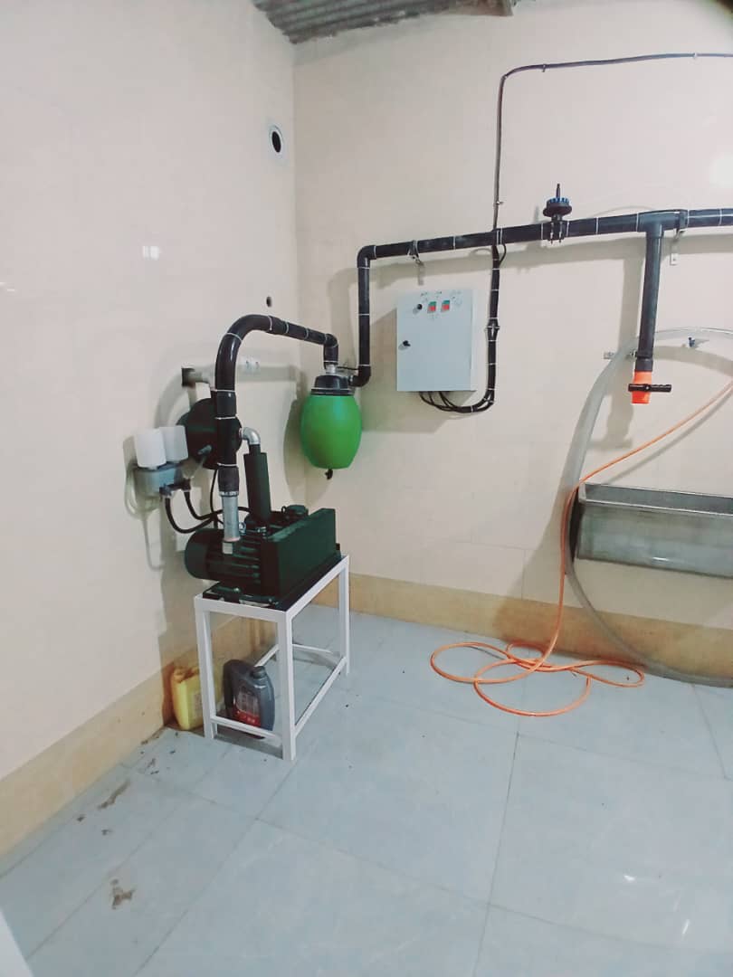 نصب و راه‌اندازی شیردوش ثابت